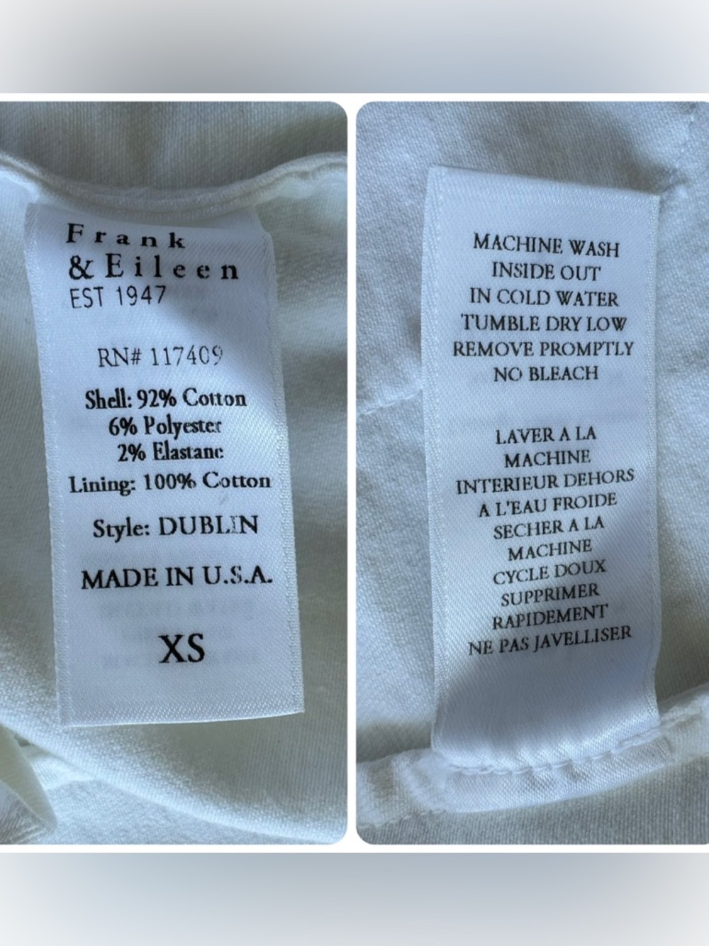Frank & Eileen • Dublin Cotton Blend Tailored Blazer - Picture 11 of 11